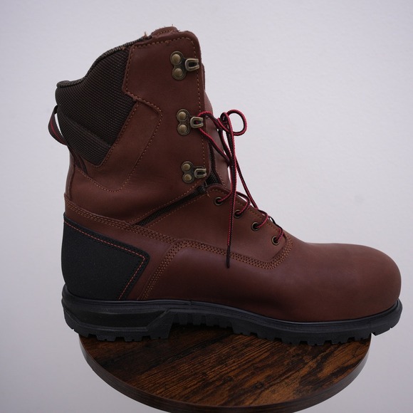 Red Wing 3573 Mens Waterproof Work Boots Non-Metallic Toe Brown Leather 14 EE main image 4